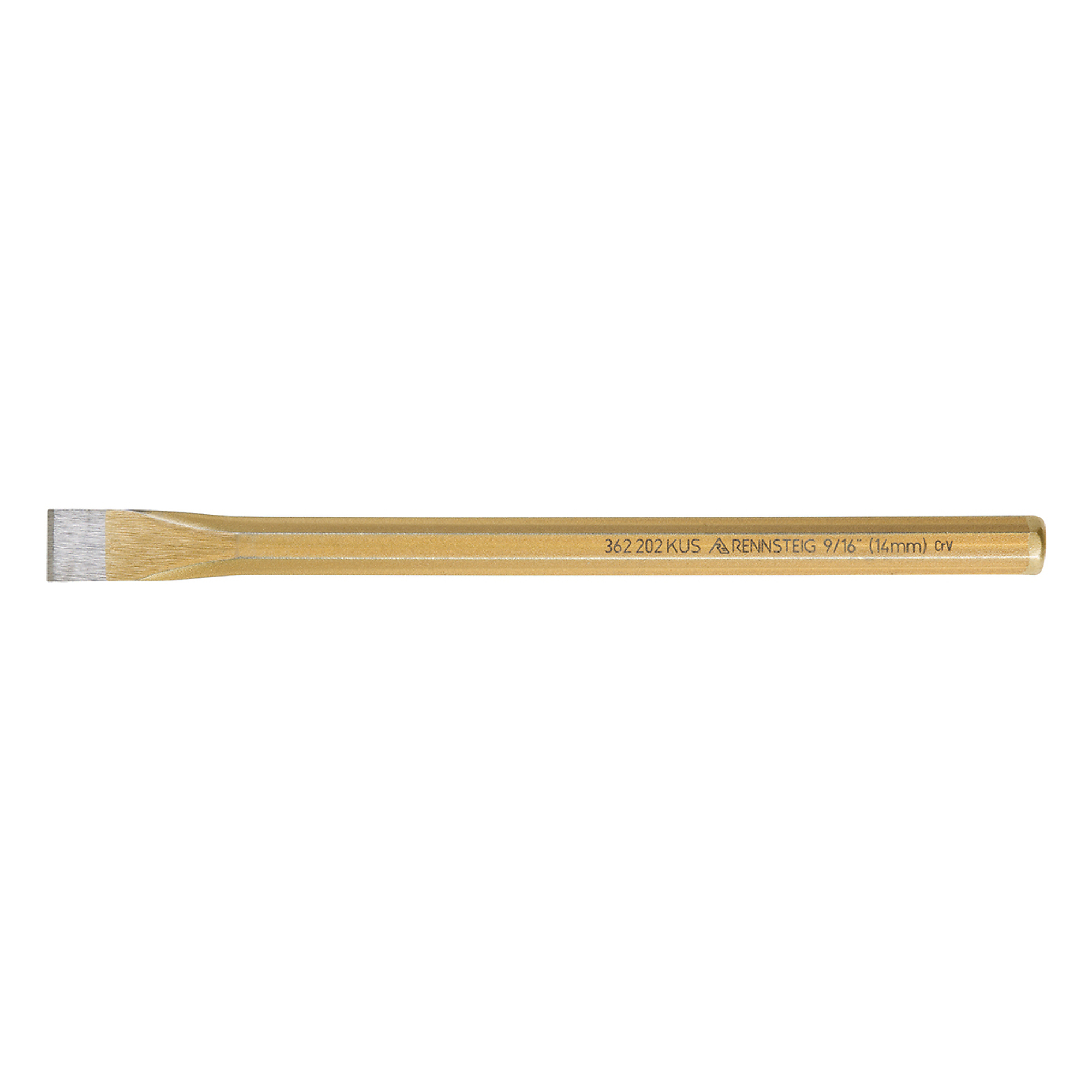 Knipex Rennsteig Cold Chisel — 9/16in. x 8in., Chrome Vanadium Steel, Model# 9R 362 202 KUS